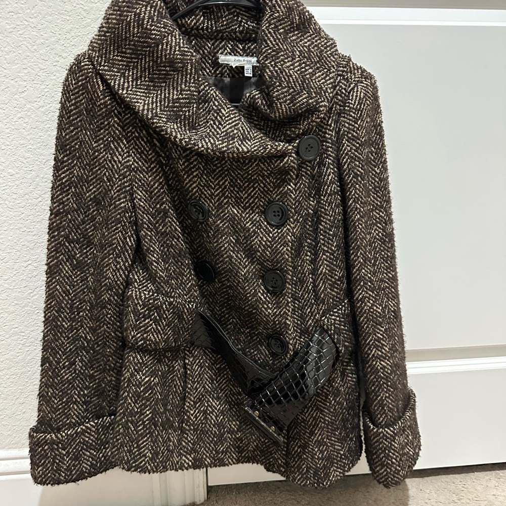 Zara wool coat size small